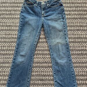 Lee Women's Natural Bootcut Blue Jeans Size 4 Petite